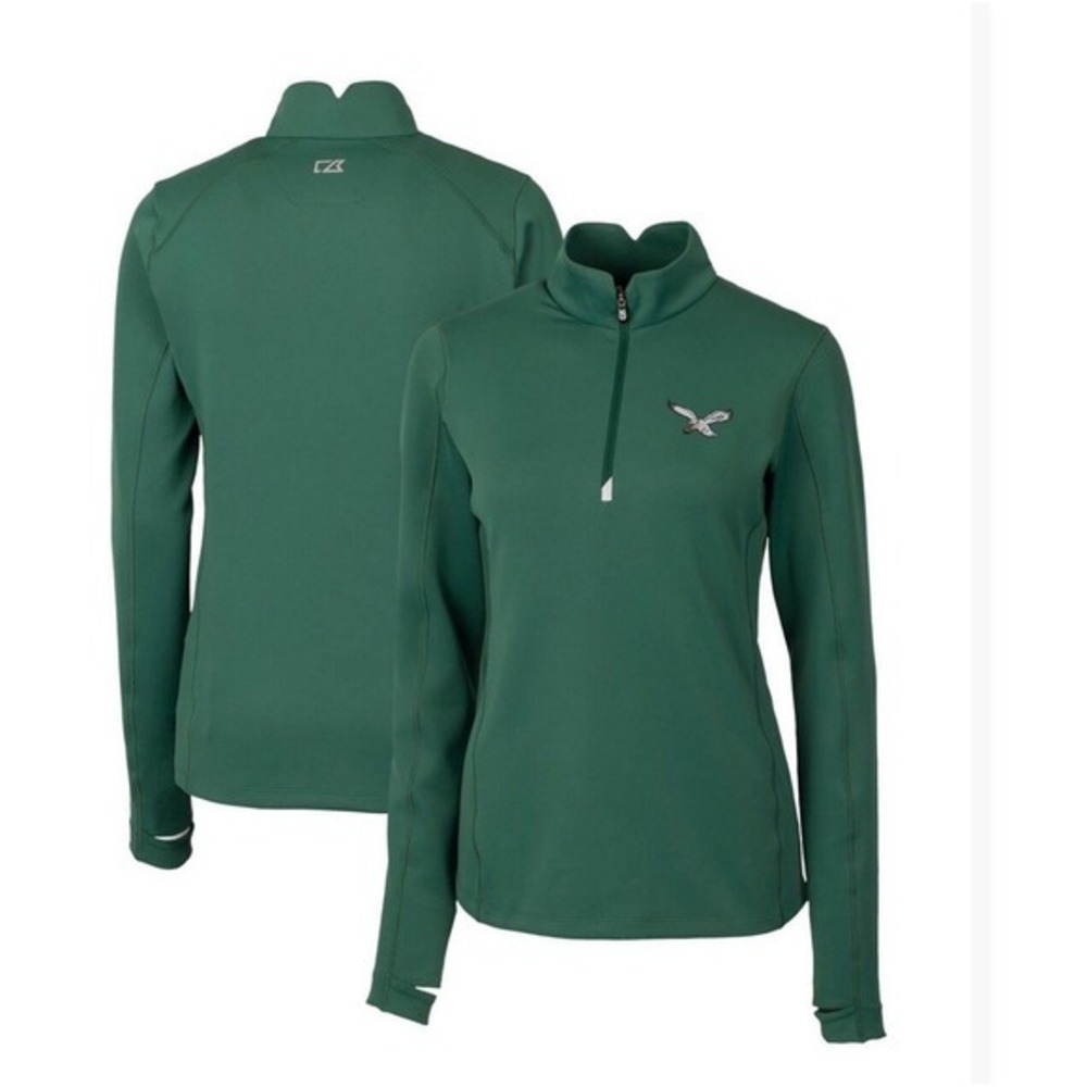 Women's Hunter Green Philadelphia Eagles
Classics Logo Quarter Zip XXL